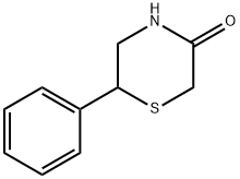 3-Thiomorpholinone, 6-phenyl- 化学構造式