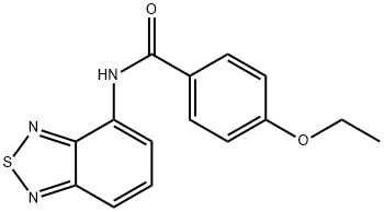 N-(2,1,3-benzothiadiazol-4-yl)-4-ethoxybenzamide Struktur