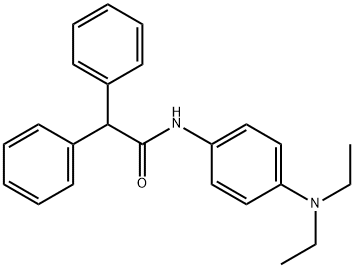 N-[4-(diethylamino)phenyl]-2,2-diphenylacetamide,42549-17-7,结构式