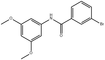 3-bromo-N-(3,5-dimethoxyphenyl)benzamide Structure