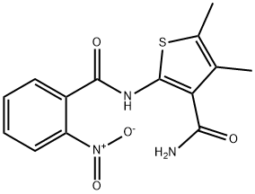 4,5-dimethyl-2-[(2-nitrobenzoyl)amino]-3-thiophenecarboxamide|
