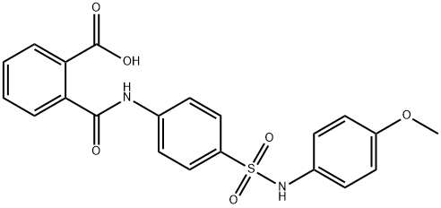 2-({4-[(4-methoxyanilino)sulfonyl]anilino}carbonyl)benzoic acid|