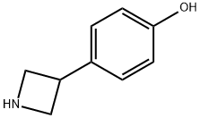 4-(azetidin-3-yl)phenol 化学構造式