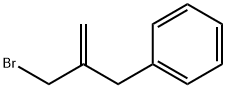 Benzene, [2-(bromomethyl)-2-propen-1-yl]- Structure