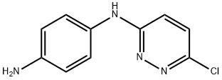 N-(6-CHLOROPYRIDAZIN-3-YL)BENZENE-1,4-DIAMINE 结构式