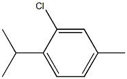2-chloro-4-methyl-1-isopropylbenzene Structure