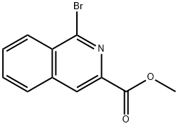 1-溴异喹啉-3-羧酸甲酯, 439614-62-7, 结构式