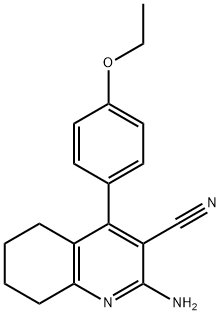 2-amino-4-(4-ethoxyphenyl)-5,6,7,8-tetrahydro-3-quinolinecarbonitrile|