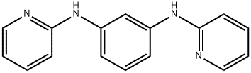 N1,N3-bis(2-pyridyl)-1,3-phenylenediamine Struktur