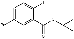 5-Bromo-2-iodobenzoic acid tert-butyl ester Structure