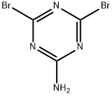 4,6-Dibromo-1,3,5-triazin-2-amine Structure