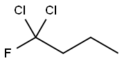 Butane, 1,1-dichloro-1-fluoro- 化学構造式