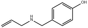 4-[(prop-2-en-1-ylamino)methyl]phenol 化学構造式