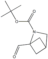 tert-butyl 1-formyl-2-azabicyclo[2.1.1]hexane-2-carboxylate Struktur