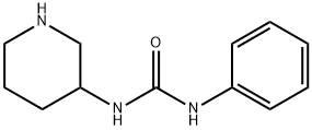 1-phenyl-3-piperidin-3-ylurea Structure