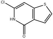 Thieno[3,2-c]pyridin-4(5H)-one, 6-chloro- Structure