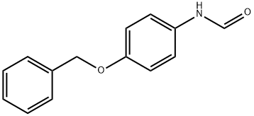 N-(4-(benzyloxy)phenyl)formamide Struktur