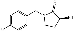 3-Amino-1-(4-fluorobenzyl)pyrrolidin-2-one Structure