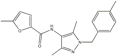 N-[3,5-dimethyl-1-(4-methylbenzyl)-1H-pyrazol-4-yl]-5-methyl-2-furamide|