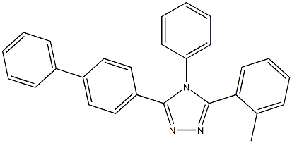 3-[1,1'-biphenyl]-4-yl-5-(2-methylphenyl)-4-phenyl-4H-1,2,4-triazole Structure