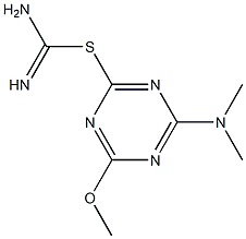 4-(dimethylamino)-6-methoxy-1,3,5-triazin-2-yl imidothiocarbamate Structure