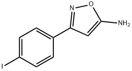3-(4-iodophenyl)-1,2-oxazol-5-amine Structure