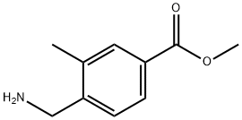 Benzoic acid, 4-(aminomethyl)-3-methyl-, methyl ester Structure