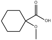 1-甲氧基环己烷-1-羧酸, 50421-27-7, 结构式