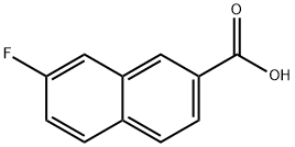 7-fluoro-2-naphthoic acid 结构式
