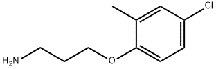 3-(4-氯-2-甲基苯氧基)丙烷-1-胺,50911-66-5,结构式