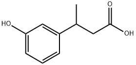 3-(3-Hydroxyphenyl)butanoic Acid Structure