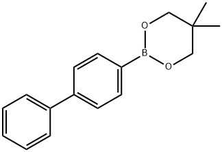 4-联苯硼酸新戊二醇酯 结构式