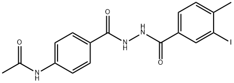 514795-02-9 N-(4-{[2-(3-iodo-4-methylbenzoyl)hydrazino]carbonyl}phenyl)acetamide