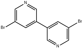 5,5'-DIBROMO-3,3'-BIPYRIDINE 结构式