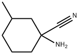 1-氨基-3-甲基环己烷-1-甲腈, 519181-10-3, 结构式