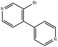 3-Bromo-4-(4-pyridyl)pyridine 化学構造式