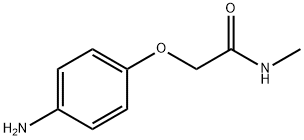 2-(4-氨基苯氧基)-N-甲基乙酰胺, 52547-48-5, 结构式