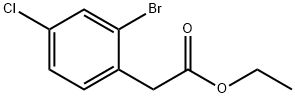 ethyl 2-(2-bromo-4-chlorophenyl)acetate Structure