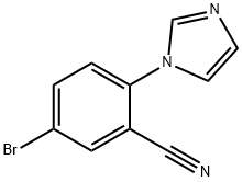 5-Bromo-2-(1H-imidazol-1-yl)benzonitrile Structure