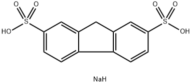 disodium 2,7-fluorenedisulfonate Struktur
