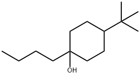 Cyclohexanol, 1-butyl-4-(1,1-dimethylethyl)- Struktur