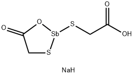 Antimony Sodium Thioglycollate Structure