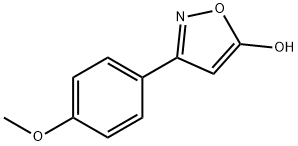 3-(4-methoxyphenyl)-1,2-oxazol-5-ol Struktur