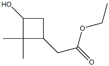 ethyl 2-(3-hydroxy-2,2-dimethylcyclobutyl)acetate,54010-27-4,结构式