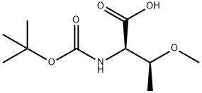 BOC-O-甲基-(2R 3S)-苏氨酸, 544480-14-0, 结构式