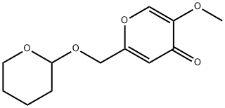 5-methoxy-2-(((tetrahydro-2H-pyran-2-yl)oxy)methyl)-4H-pyran-4-one*|5-甲氧基-2-(((四氢-2H-吡喃-2-基)氧代)甲基)-4H-吡喃-4-酮