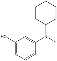 3-CYCLOHEXYLMETHYLAMINOPHENOL 化学構造式