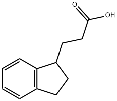 3-(2,3-dihydro-1H-inden-1-yl)propanoic acid Structure