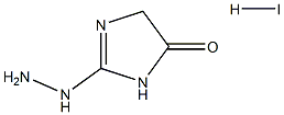 2-hydrazinyl-4,5-dihydro-1H-imidazol-5-one hydroiodide Struktur