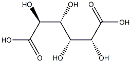 (2S,3R,4R,5R)-2,3,4,5-Tetrahydroxyadipic acid Structure